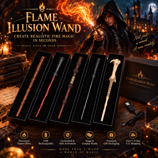 Flame Illusion Wand – Create Realistic Fire Magic in Seconds