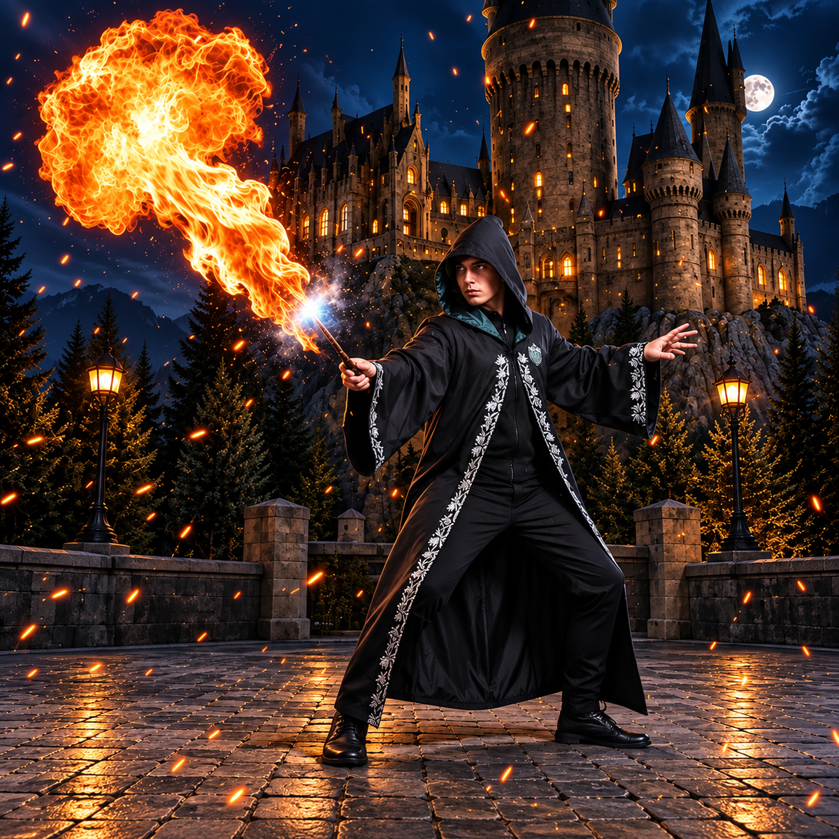 Flame Illusion Wand – Create Realistic Fire Magic in Seconds